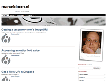 Tablet Screenshot of marceldoorn.nl